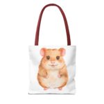 Cute Hamster Tote Bag, Animal Lover Gift, Eco-Friendly Bag, Hamster Design, Pet Owner Accessory - Image 6