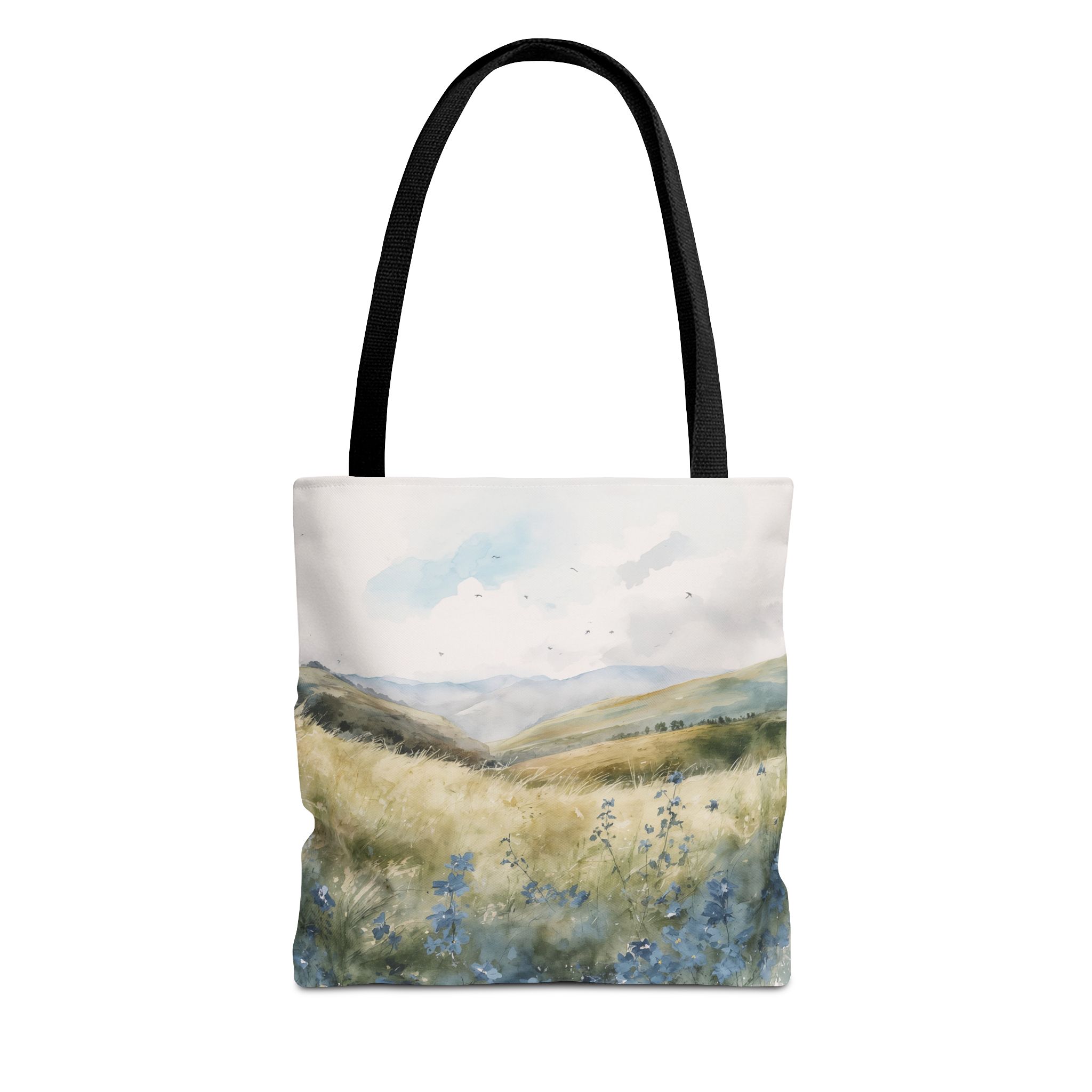4402647207534622118_2048.jpeg Serene Landscape Tote Bag, Nature Lover's Shopping Bag, Eco-Friendly Gift, Daily Use Handbag, Boho Style Tote - Image 1