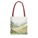 Serene Landscape Tote Bag - Eco-Friendly Canvas, Reusable Shopping Bag, Gift for Nature Lovers, Stylish Travel Accessory, Perfect for [...] - Image 5