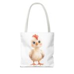 Cute Chicken Tote Bag, Farmer's Market Bag, Animal Lover Gift, Eco-Friendly Shopping Bag, Easter Gift, Chick Design Tote - Image 10