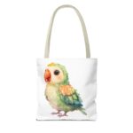 Adorable Parrot Tote Bag, Eco-Friendly Shopping Bag, Bird Lover Gift, Beach Bag, Cute Tote, Colorful Carryall - Image 14