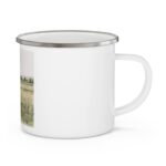 Nature-Inspired Enamel Camping Mug, Adventure Mug, Nature Lover Gift, Camping Accessory, Travel Mug, Outdoor Enthusiast Gift - Image 2