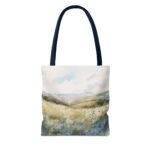 Serene Landscape Tote Bag, Nature Lover's Shopping Bag, Eco-Friendly Gift, Daily Use Handbag, Boho Style Tote - Image 18