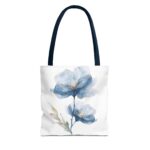 Floral Tote Bag, AOP, Boho Chic, Everyday Carry, Gift for Her, Shopping Bag, Beach Bag, Mother's Day, Spring Style, Eco-Friendly - Image 17