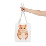 Cute Hamster Tote Bag, Animal Lover Gift, Eco-Friendly Bag, Hamster Design, Pet Owner Accessory - Image 12