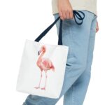 Stylish Flamingo Tote Bag, Beach Bag, Eco-Friendly Shopper, Summer Essentials, Gifts for Her - Image 19