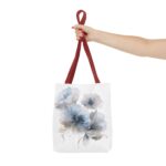 Elegant Floral Tote Bag, Summer Picnic Bag, Mother's Day Gift, Shopping Tote, Boho Style Bag, Eco-Friendly Carryall - Image 8