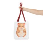Cute Hamster Tote Bag, Animal Lover Gift, Eco-Friendly Bag, Hamster Design, Pet Owner Accessory - Image 8