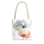 Floral Tote Bag - Colorful Art Print, Eco-Friendly Shopping Bag, Gift for Her, Beach Bag, Everyday Use, Mother's Day Gift - Image 13