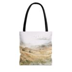 Scenic Landscape Tote Bag, Eco-friendly Bag, Gift for Nature Lovers, Travel Bag, Outdoor Tote, Art Print Bag