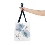 Elegant Floral Tote Bag, Stylish Beach Bag, Gift for Her, Eco-Friendly Shopping Tote, Blooming Floral Design - Image 28