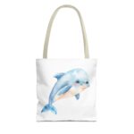 Whimsical Dolphin Tote Bag, Beach Bag, Eco-Friendly Shopping Tote, Animal Lover Gift, Summer Accessory - Image 13