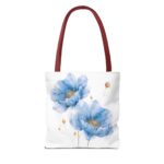 Floral Watercolor Tote Bag, Eco-Friendly Shopping Tote, Gift for Her, Beach Bag, Floral Design - Image 6