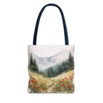 Nature-Inspired Tote Bag, Floral Canvas Bag, Eco-Friendly Shopping Tote, Perfect Gift for Nature Lovers, Everyday Use, Outdoor Adventures - Image 17