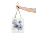 Elegant Floral Tote Bag, Summer Picnic Bag, Mother's Day Gift, Shopping Tote, Boho Style Bag, Eco-Friendly Carryall - Image 16