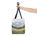 Mountain Landscape Tote Bag - Nature Lover Gift, Eco-Friendly Carryall, Travel Bag, Hiking Accessory, Boho Style - Image 20