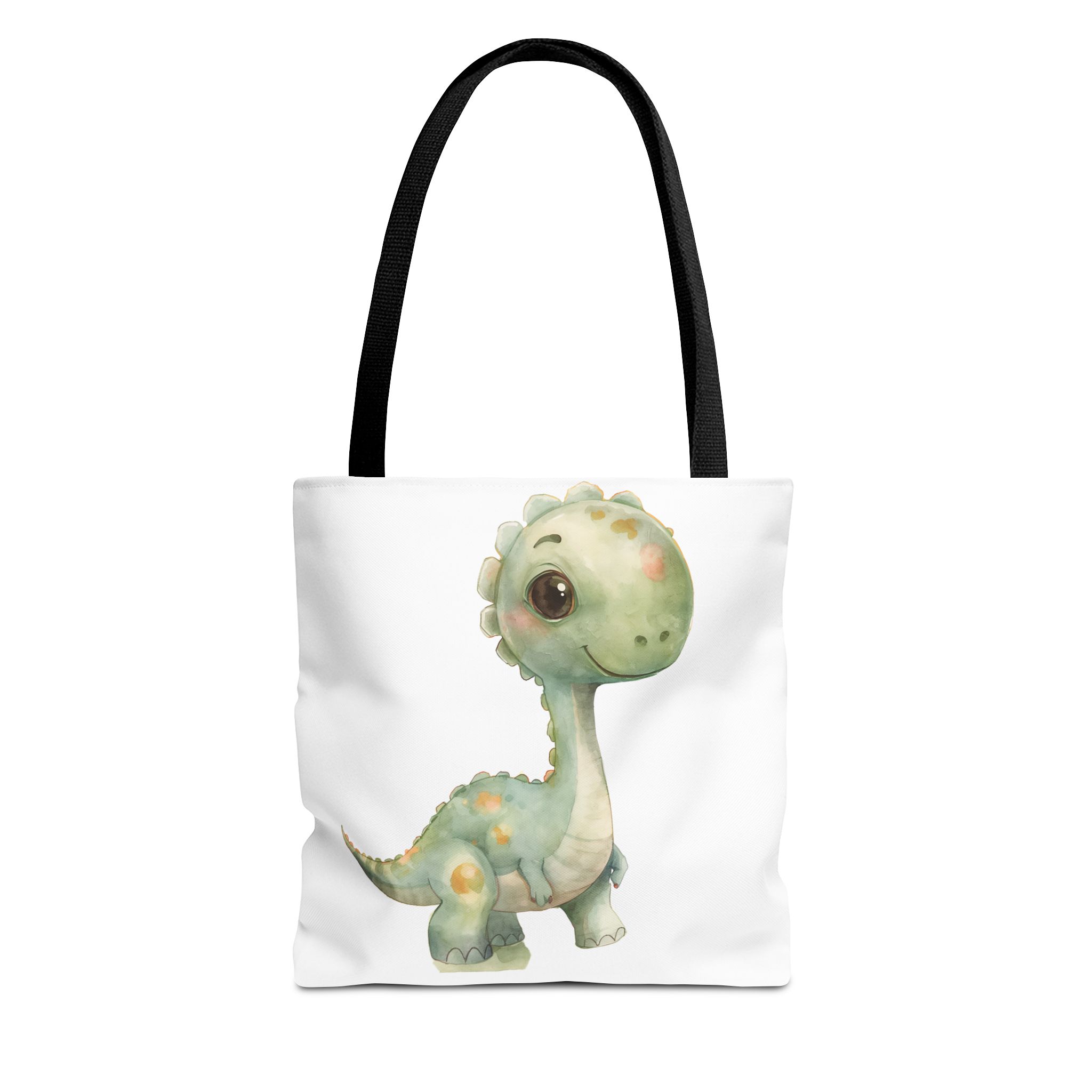 5741067635935875325_2048.jpeg Adorable Dinosaur Tote Bag - Cute Dino AOP, Eco-Friendly Shopping, Kids' Gift, Everyday Use, Animal Lover Accessory - Image 1