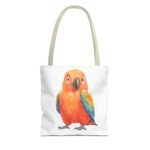 Colorful Parrot Tote Bag - Vibrant Beach Bag, Fun Shopping Tote, Gift for Bird Lovers, Eco-Friendly Accessory, Summer Vibes - Image 13