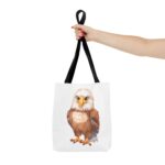 Eagle Tote Bag, Nature Lover Gift, Shopping Bag, Eco-Friendly Accessory, Unique Wildlife Design - Image 4