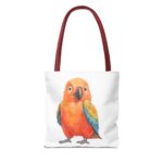 Colorful Parrot Tote Bag - Vibrant Beach Bag, Fun Shopping Tote, Gift for Bird Lovers, Eco-Friendly Accessory, Summer Vibes - Image 6