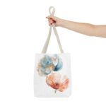 Floral Tote Bag - Colorful Art Print, Eco-Friendly Shopping Bag, Gift for Her, Beach Bag, Everyday Use, Mother's Day Gift - Image 16