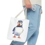 Puffin Tote Bag - Cute Animal Eco-Friendly Shopping Bag, Beach, Gift for Bird Lovers, Reusable Grocery Bag, Summer accessory - Image 15