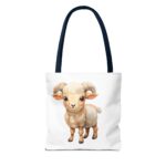 Adorable Sheep Tote Bag - Cute Animal Design, Perfect for Everyday Use, Gift for Animal Lovers, Eco-Friendly Shopping, Stylish Storage - Image 18