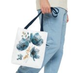 Floral Tote Bag | Watercolor Flower Design | Stylish Reusable Shopping Bag | Perfect for Gifts, Everyday Use, or Beach Trips - Image 19