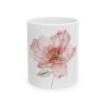 Floral Watercolor Ceramic Mug – 11oz & 15oz, Perfect Gift for Tea Lovers, Coffee Enthusiasts, Home Decor, Mother's Day, Birthdays