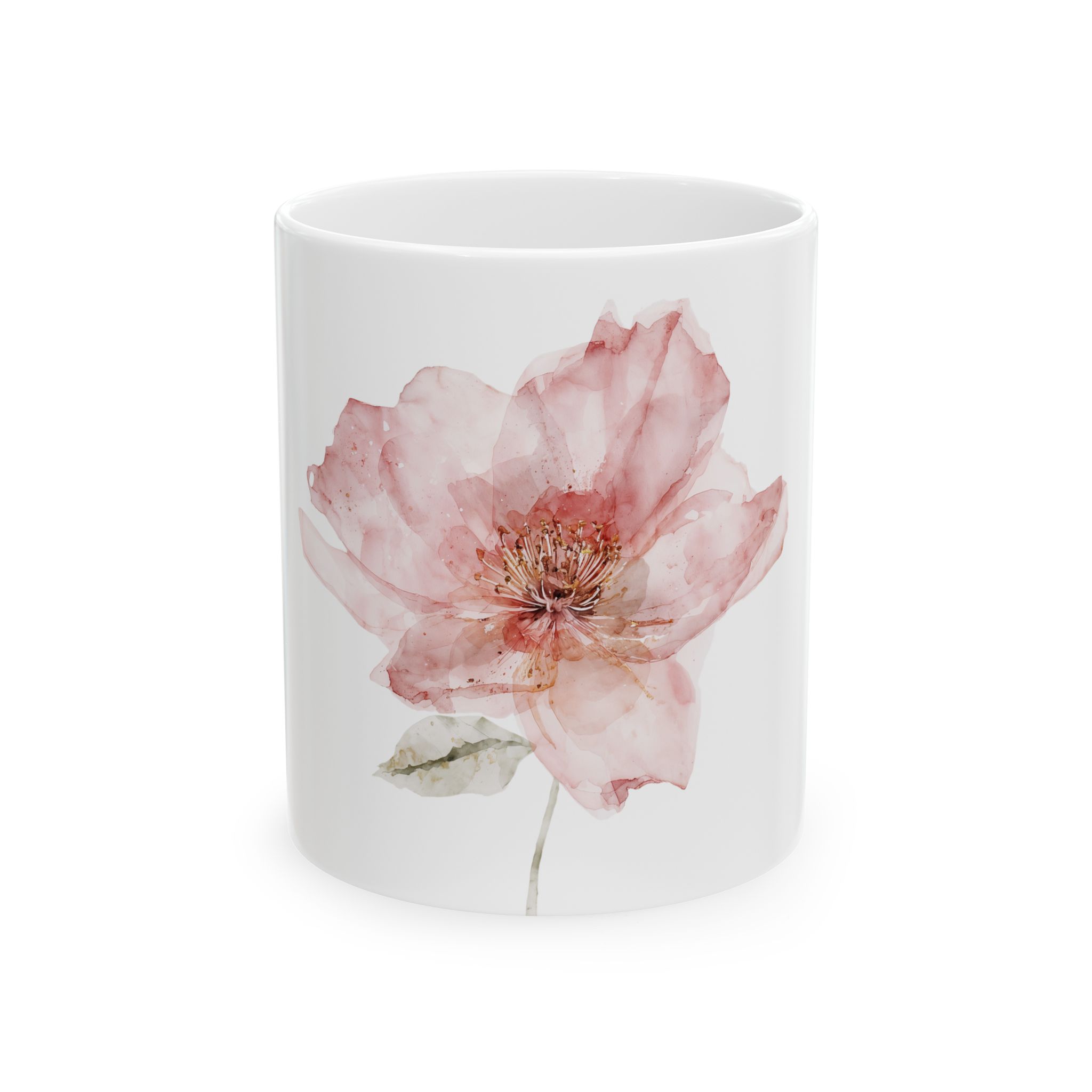 6369969225798674807_2048.jpeg Floral Watercolor Ceramic Mug – 11oz & 15oz, Perfect Gift for Tea Lovers, Coffee Enthusiasts, Home Decor, Mother's Day, Birthdays - Image 1