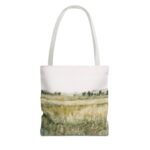 Watercolor Landscape Tote Bag, Reusable Shopping Bag, Eco-Friendly Gift, Art Tote, Bohemian Style Bag, Perfect for Everyday Use - Image 9