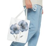 Chic Floral Tote Bag, Stylish Shopping Tote, Versatile Everyday Bag, Perfect Gift for Her, Ideal for Mother's Day, Beach Outing, Travel - Image 11