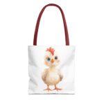 Cute Chicken Tote Bag, Farmer's Market Bag, Animal Lover Gift, Eco-Friendly Shopping Bag, Easter Gift, Chick Design Tote - Image 5