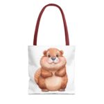 Cute Beaver Tote Bag, Animal Lover Gift, Eco-Friendly Shopping Bag, Cute Design, Funny Cartoon Tote - Image 5
