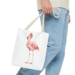 Stylish Flamingo Tote Bag, Beach Bag, Eco-Friendly Shopper, Summer Essentials, Gifts for Her - Image 15