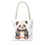 Adorable Panda Tote Bag, Cute Tote for Shopping, Beach, Gifts, Animal Lover Accessories, Eco-Friendly Reusable Bag - Image 14