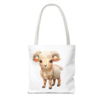 Adorable Sheep Tote Bag - Cute Animal Design, Perfect for Everyday Use, Gift for Animal Lovers, Eco-Friendly Shopping, Stylish Storage - Image 10