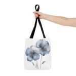 Chic Floral Tote Bag, Stylish Shopping Tote, Versatile Everyday Bag, Perfect Gift for Her, Ideal for Mother's Day, Beach Outing, Travel - Image 4