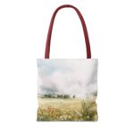 Stylish AOP Tote Bag, Perfect for Beach Days, Shopping, Gym, Gift for Her, Eco-Friendly, Floral and Abstract Design - Image 6