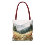Nature-Inspired Tote Bag, Floral Canvas Bag, Eco-Friendly Shopping Tote, Perfect Gift for Nature Lovers, Everyday Use, Outdoor Adventures - Image 6
