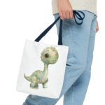 Cute Dinosaur Tote Bag, Whimsical Eco-Friendly Shopping Bag, Kid's Gift, Birthday Decor, Fun Daily Use - Image 19