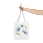 Floral Tote Bag - Stylish AOP Bag for Everyday Use, Perfect for Shopping, Travel, Beach Days, or Gifts - Image 12