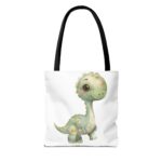 Cute Dinosaur Tote Bag, Whimsical Eco-Friendly Shopping Bag, Kid's Gift, Birthday Decor, Fun Daily Use - Image 2