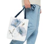 Elegant Floral Tote Bag, Stylish Beach Bag, Gift for Her, Eco-Friendly Shopping Tote, Blooming Floral Design - Image 27