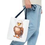 Eagle Tote Bag, Nature Lover Gift, Shopping Bag, Eco-Friendly Accessory, Unique Wildlife Design - Image 19