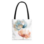 Floral Tote Bag - Colorful Art Print, Eco-Friendly Shopping Bag, Gift for Her, Beach Bag, Everyday Use, Mother's Day Gift
