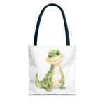 Cute Dinosaur Tote Bag | Eco-Friendly Shopping, Kids' Gift, Beach Bag, Animal Lover, Whimsical Art - Image 17