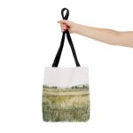 Watercolor Landscape Tote Bag, Reusable Shopping Bag, Eco-Friendly Gift, Art Tote, Bohemian Style Bag, Perfect for Everyday Use - Image 4