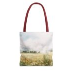 Stylish AOP Tote Bag, Perfect for Beach Days, Shopping, Gym, Gift for Her, Eco-Friendly, Floral and Abstract Design - Image 5