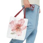 Floral Watercolor Tote Bag, Eco-Friendly Shopping Bag, Beach Bag, Gift for Her, Floral Gift - Image 7